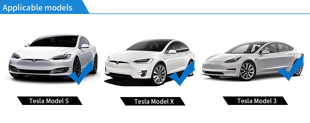 Plated Tpc to J1772 Adapter and Chademo Adapter for Tesla Adapter Black Type 2 Adapter