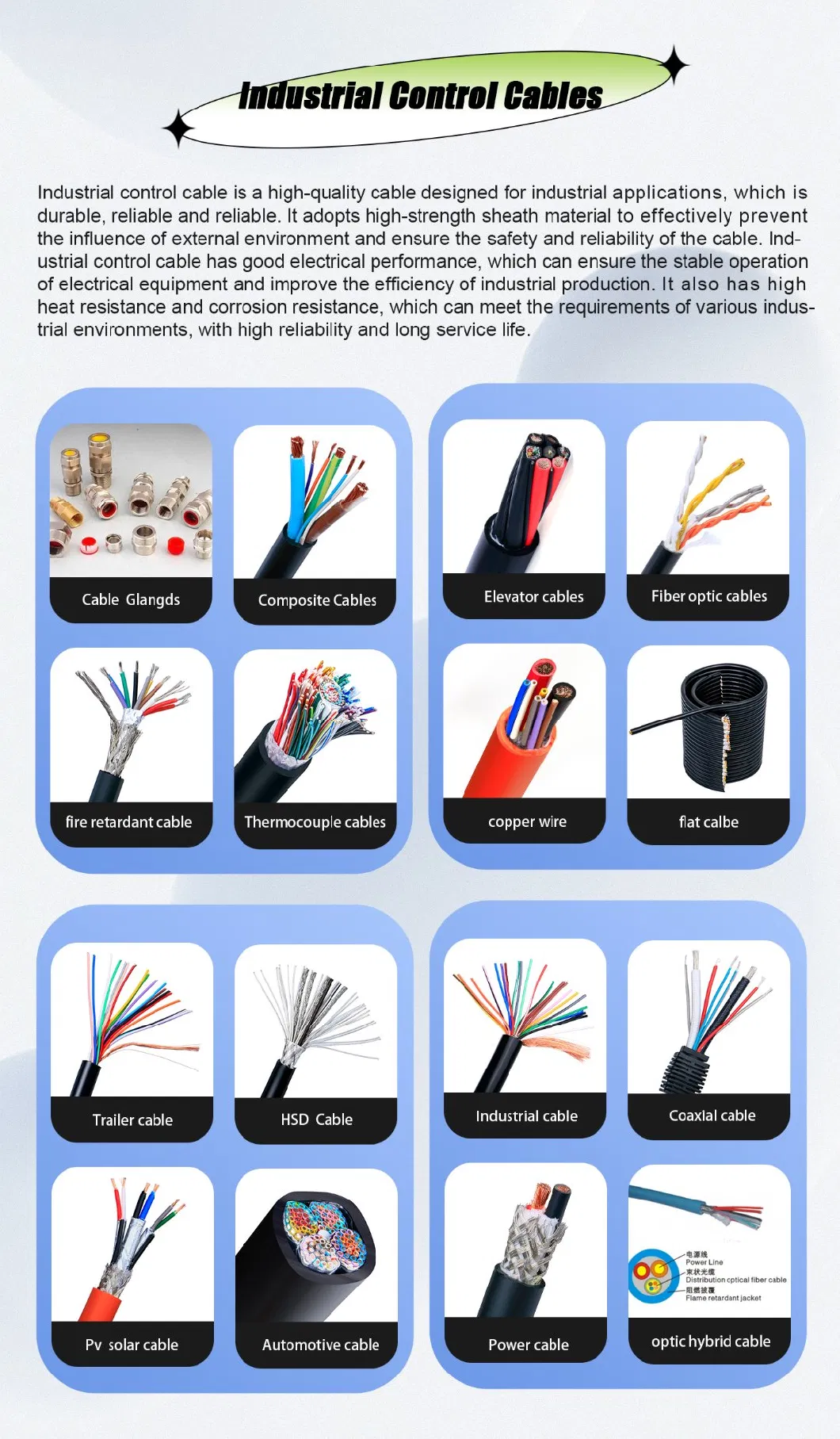 Hv EV Charging Cable Waring Harness EV Power Charger Electrical Electric Copper Wire Cable