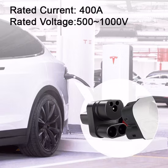CCS2 to Tesla CCS-2 Fast Charger / European Supercharger Adapter for Us Tesla